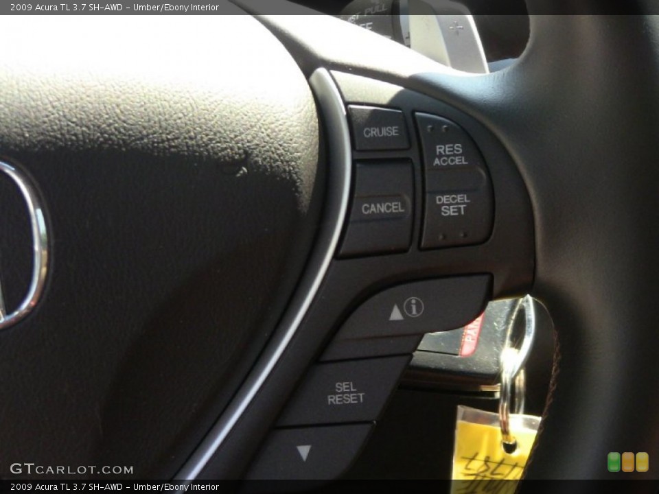 Umber/Ebony Interior Controls for the 2009 Acura TL 3.7 SH-AWD #51662776