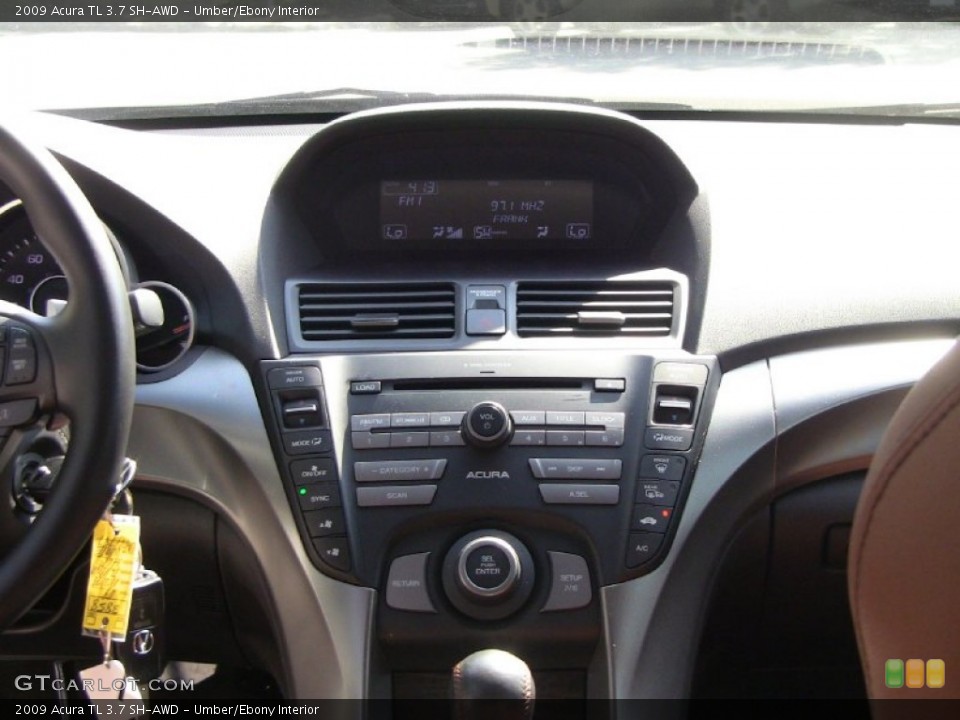 Umber/Ebony Interior Controls for the 2009 Acura TL 3.7 SH-AWD #51662788