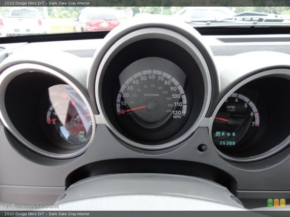 Dark Slate Gray Interior Gauges for the 2010 Dodge Nitro SXT #51664600