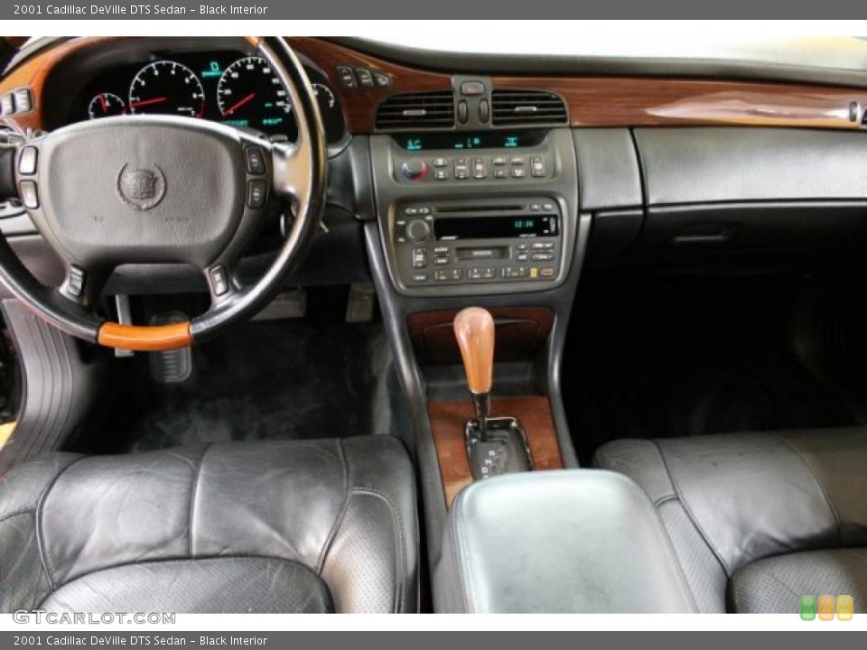 Black Interior Dashboard for the 2001 Cadillac DeVille DTS Sedan #51665560