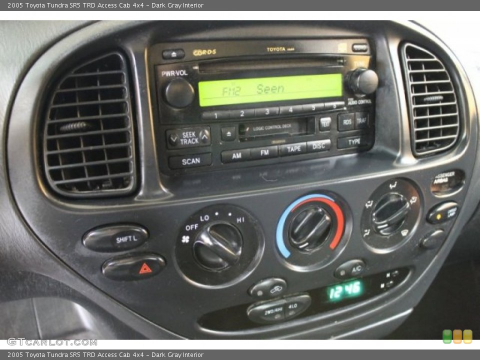 Dark Gray Interior Controls for the 2005 Toyota Tundra SR5 TRD Access Cab 4x4 #51666001