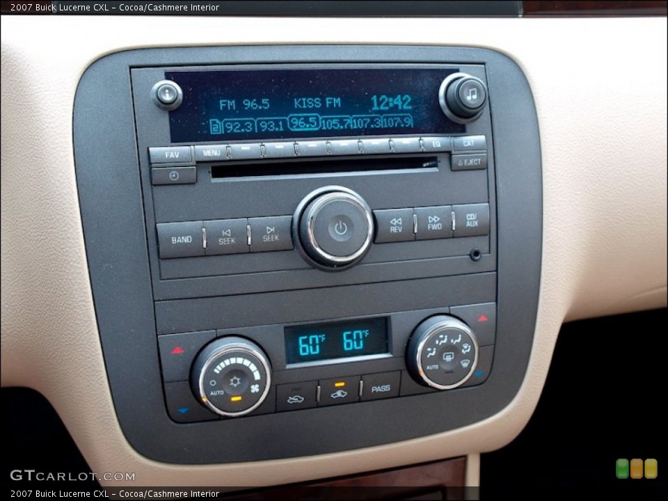 Cocoa/Cashmere Interior Controls for the 2007 Buick Lucerne CXL #51666268