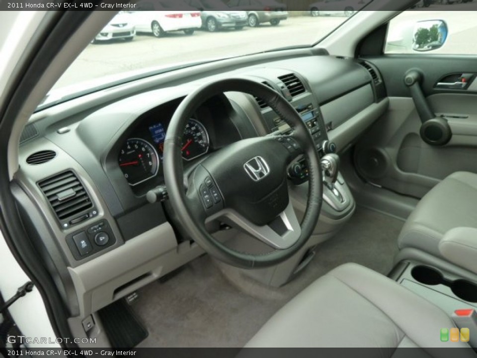 Gray Interior Photo for the 2011 Honda CR-V EX-L 4WD #51668260