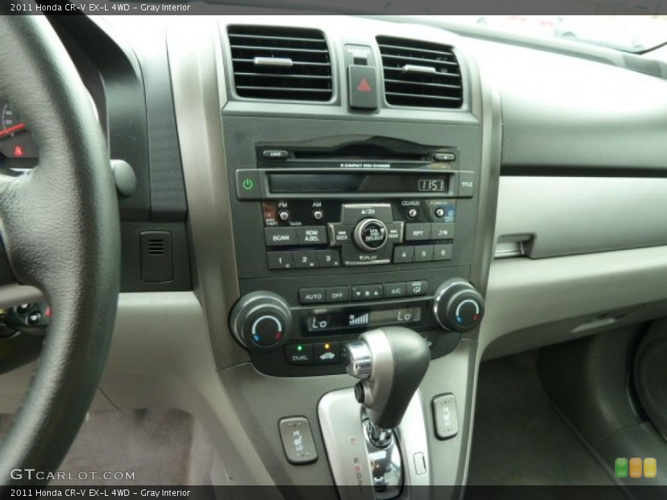 Gray Interior Controls for the 2011 Honda CR-V EX-L 4WD #51668266
