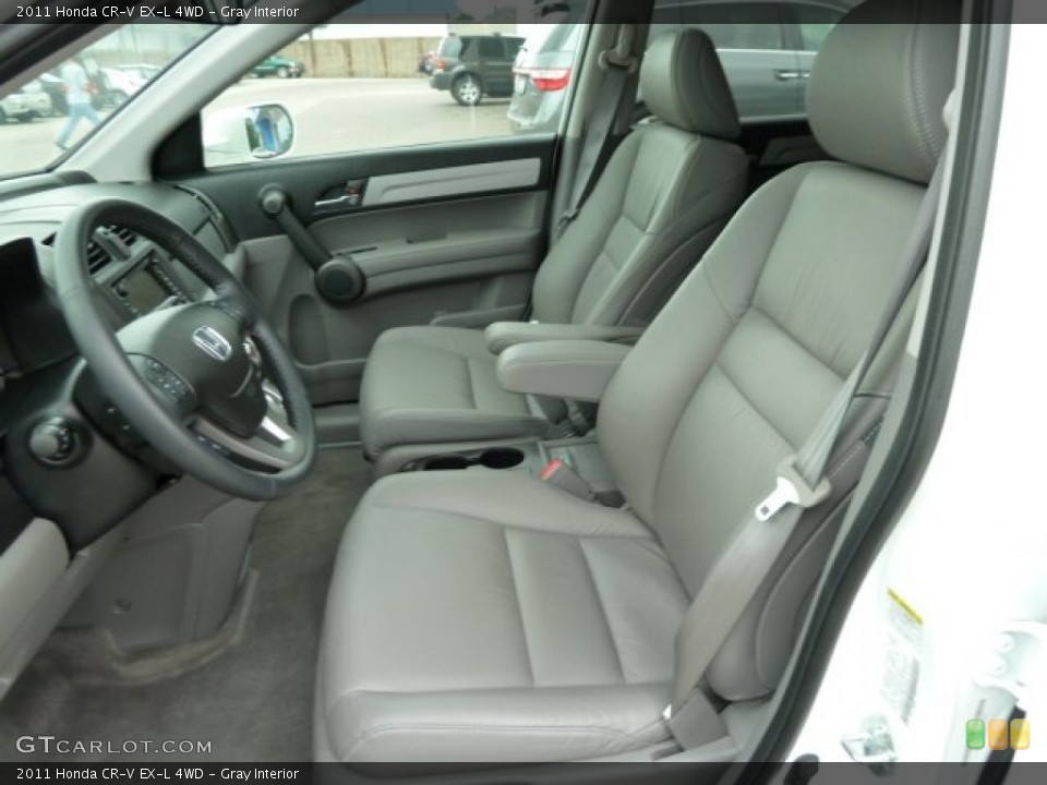 Gray Interior Photo for the 2011 Honda CR-V EX-L 4WD #51668299