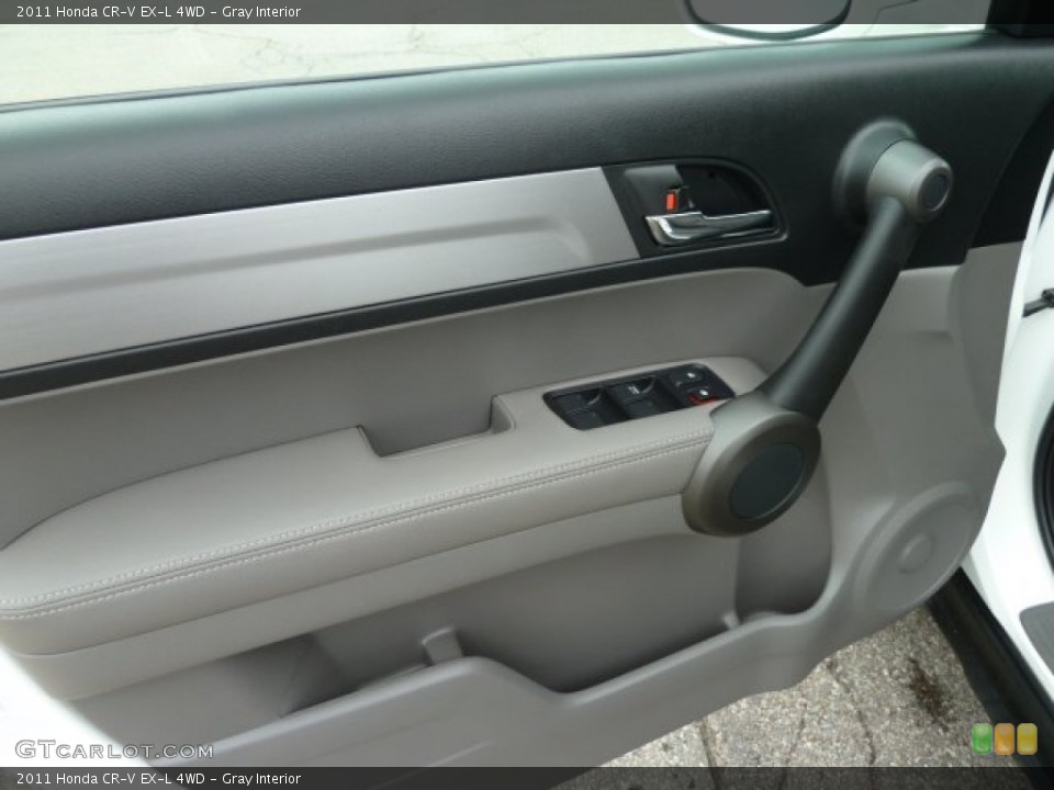 Gray Interior Door Panel for the 2011 Honda CR-V EX-L 4WD #51668308