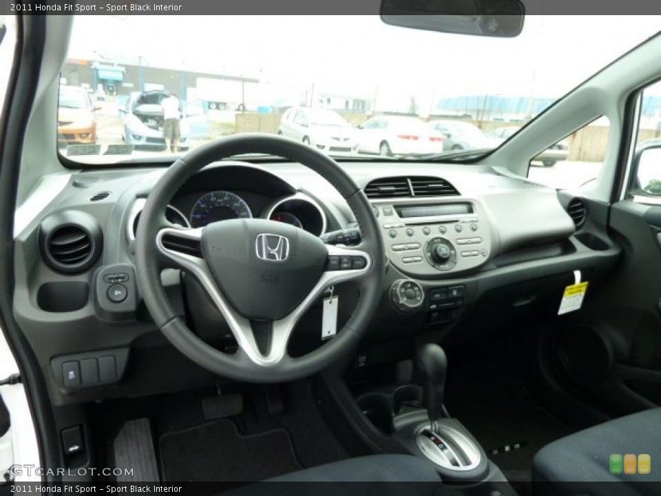 Sport Black Interior Dashboard for the 2011 Honda Fit Sport #51668536