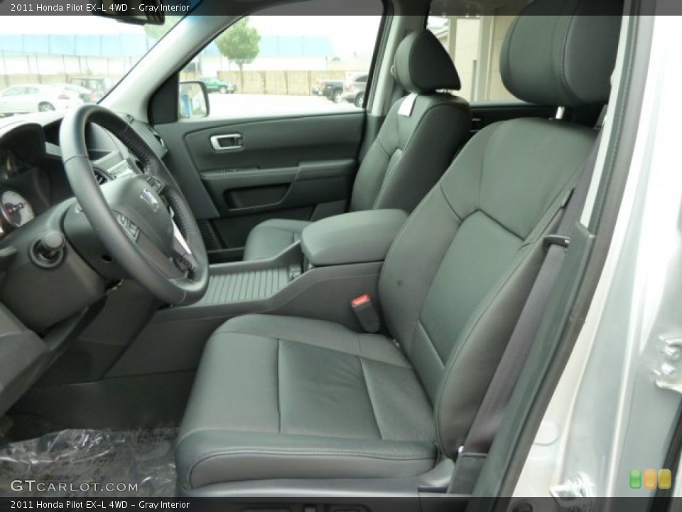 Gray Interior Photo for the 2011 Honda Pilot EX-L 4WD #51668761