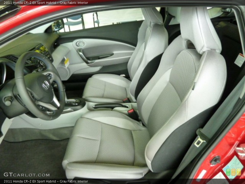 Gray Fabric Interior Photo for the 2011 Honda CR-Z EX Sport Hybrid #51668998