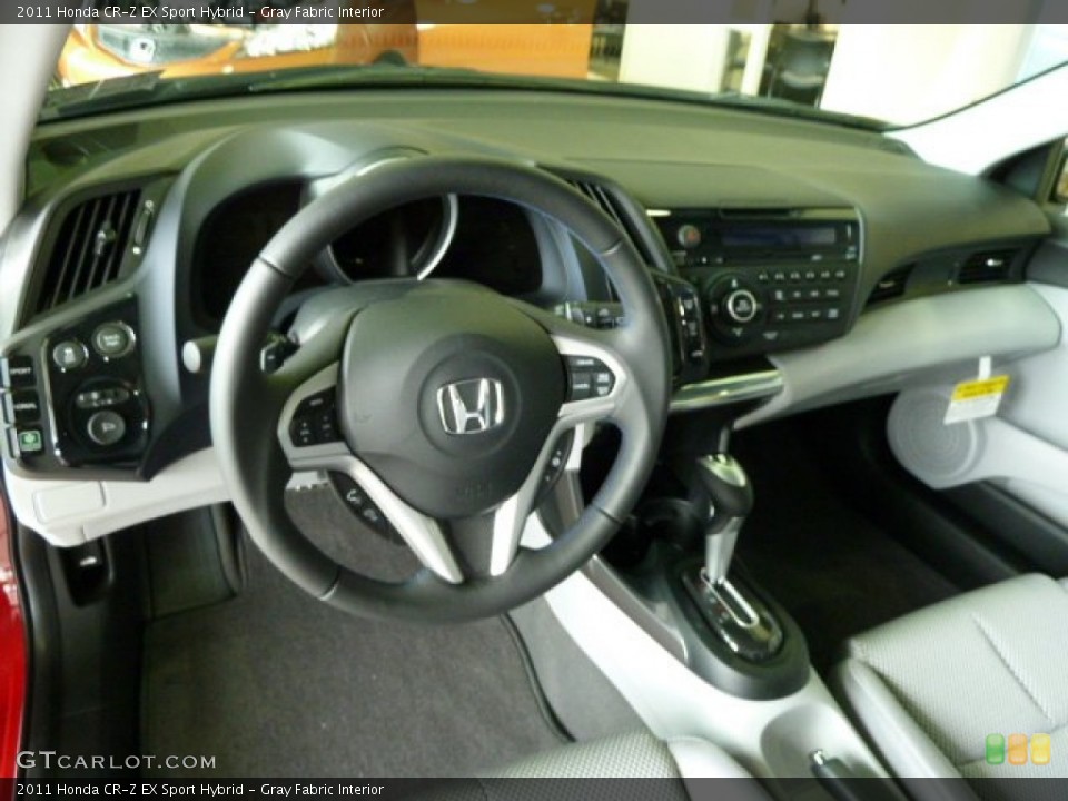 Gray Fabric Interior Dashboard for the 2011 Honda CR-Z EX Sport Hybrid #51669004