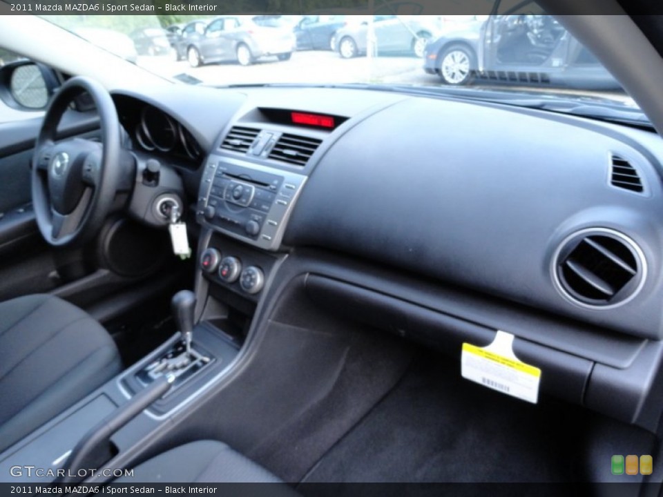 Black Interior Dashboard for the 2011 Mazda MAZDA6 i Sport Sedan #51670434