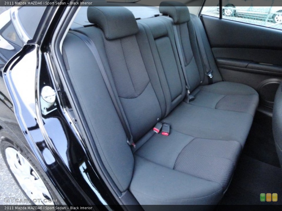 Black Interior Photo for the 2011 Mazda MAZDA6 i Sport Sedan #51670482