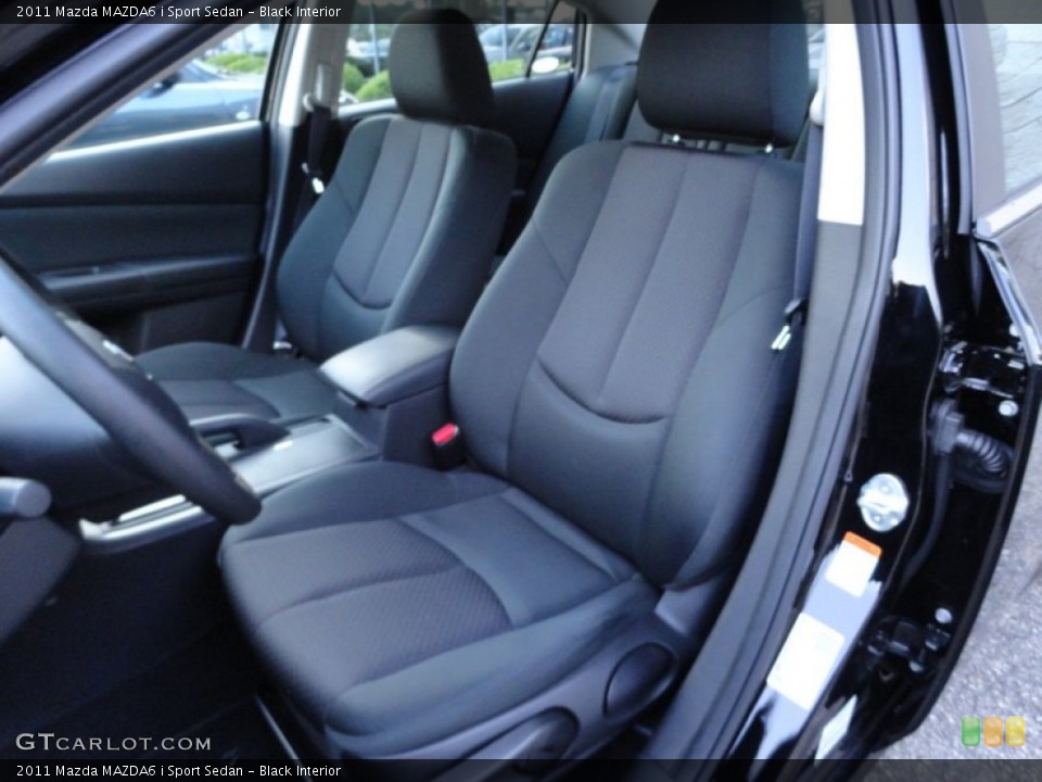 Black Interior Photo for the 2011 Mazda MAZDA6 i Sport Sedan #51670566