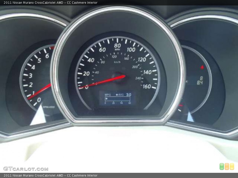 CC Cashmere Interior Gauges for the 2011 Nissan Murano CrossCabriolet AWD #51671340