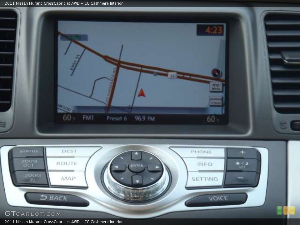 CC Cashmere Interior Navigation for the 2011 Nissan Murano CrossCabriolet AWD #51671370