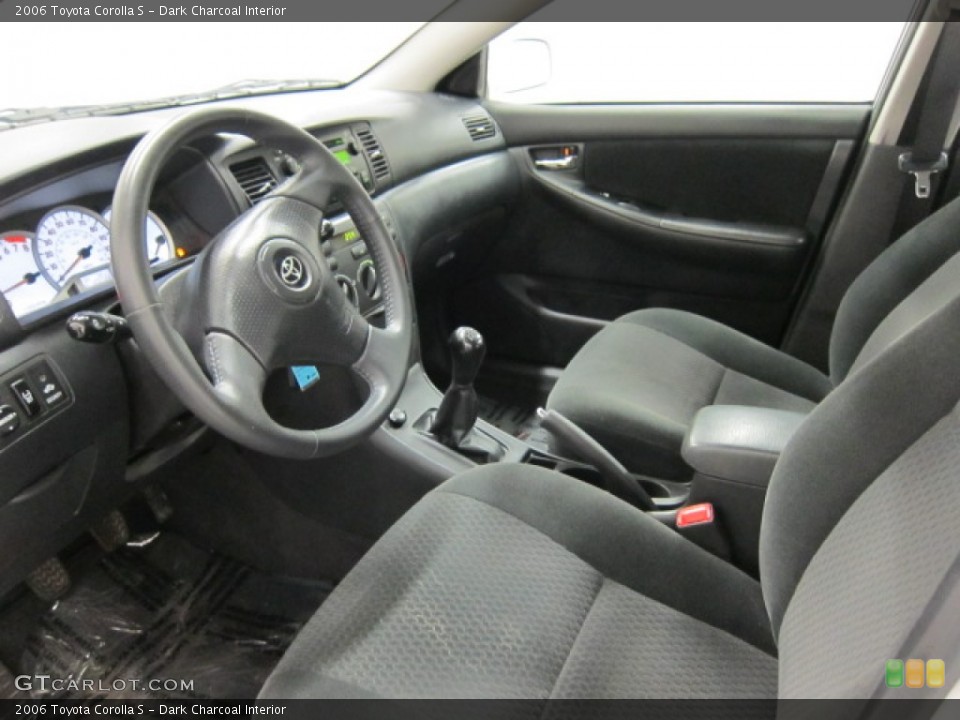 Dark Charcoal Interior Photo for the 2006 Toyota Corolla S #51672249