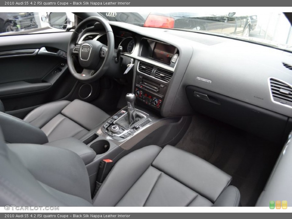 Black Silk Nappa Leather Interior Dashboard for the 2010 Audi S5 4.2 FSI quattro Coupe #51674037