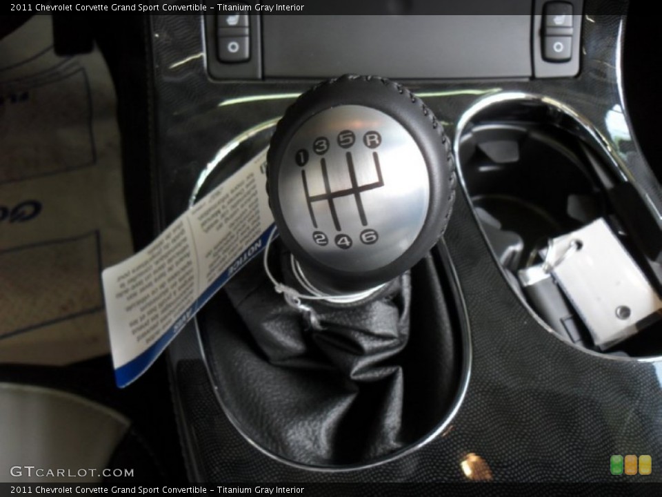 Titanium Gray Interior Transmission for the 2011 Chevrolet Corvette Grand Sport Convertible #51675021