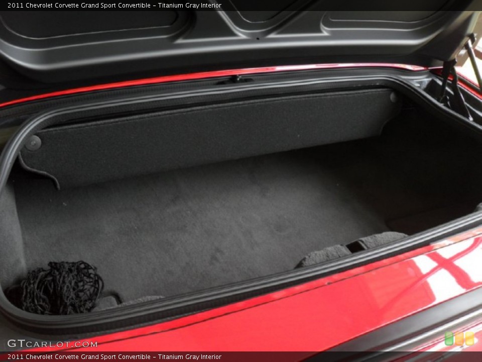 Titanium Gray Interior Trunk for the 2011 Chevrolet Corvette Grand Sport Convertible #51675090