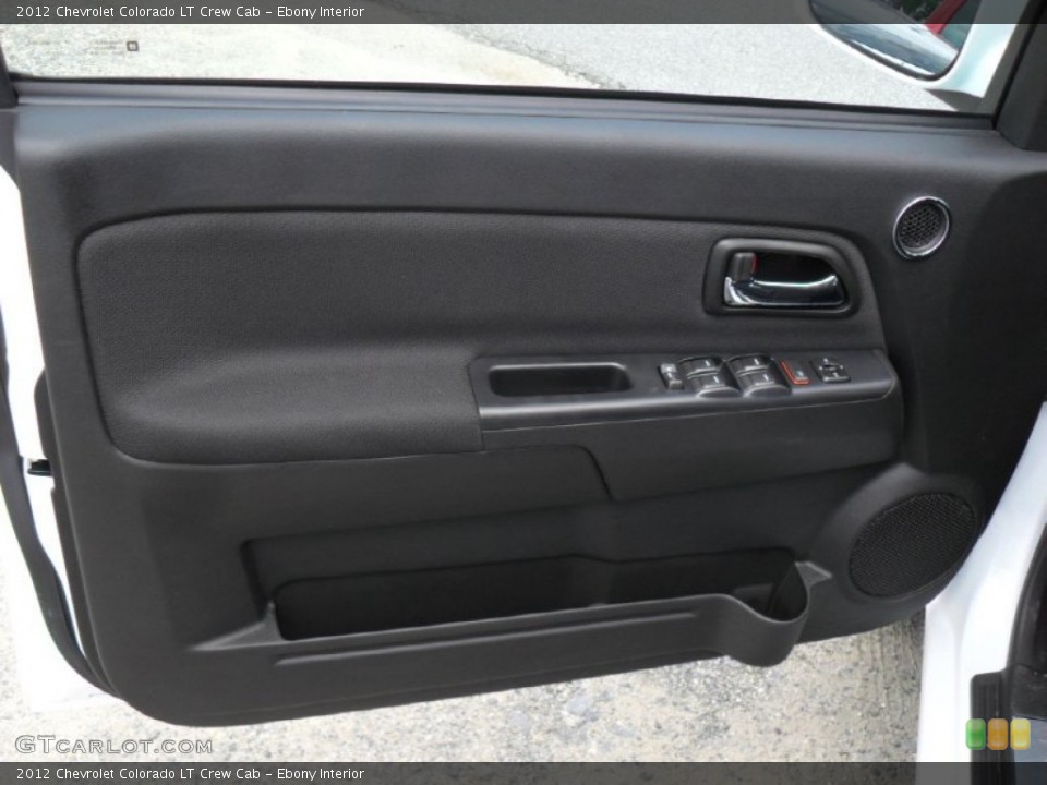 Ebony Interior Door Panel for the 2012 Chevrolet Colorado LT Crew Cab #51675318