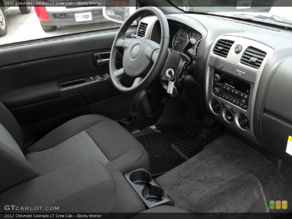 Ebony Interior Photo for the 2012 Chevrolet Colorado LT Crew Cab #51675480