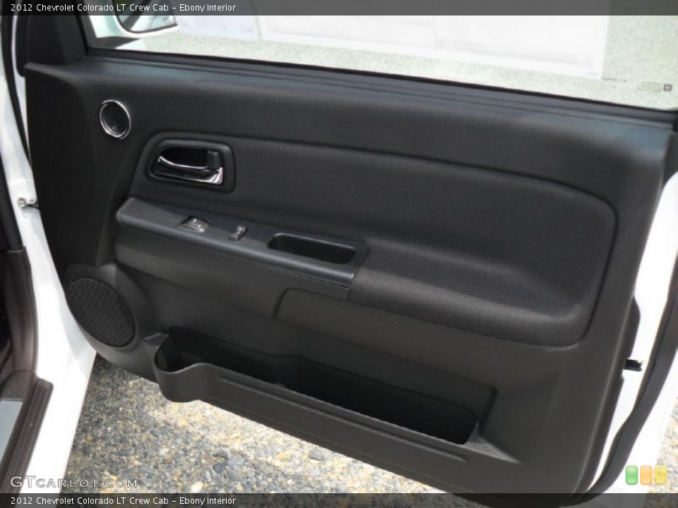 Ebony Interior Door Panel for the 2012 Chevrolet Colorado LT Crew Cab #51675495