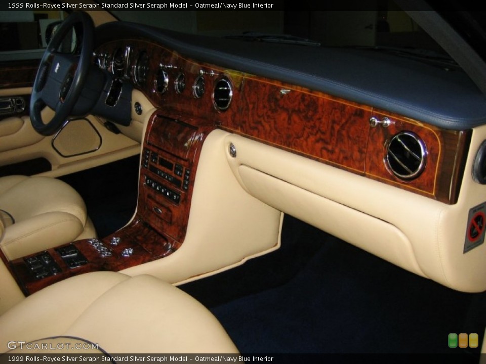 Oatmeal/Navy Blue Interior Dashboard for the 1999 Rolls-Royce Silver Seraph  #51675540