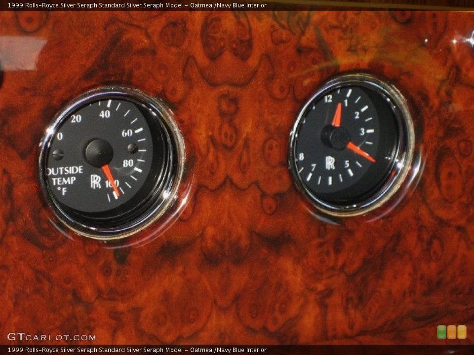 Oatmeal/Navy Blue Interior Controls for the 1999 Rolls-Royce Silver Seraph  #51675642