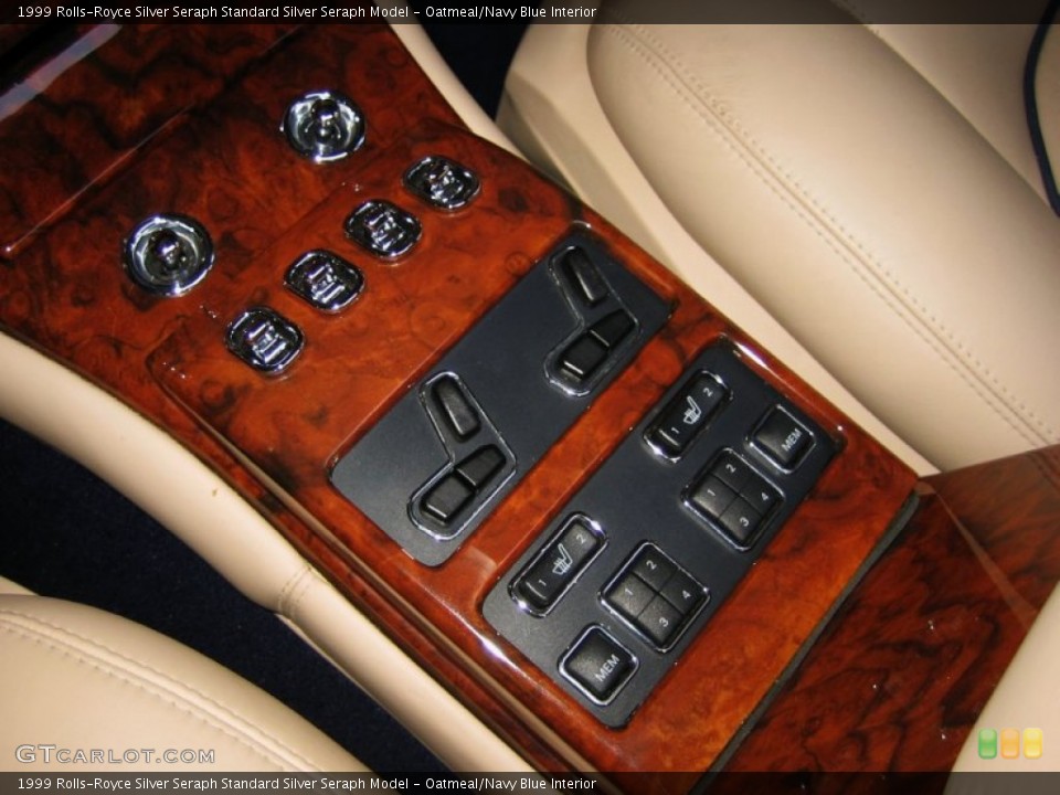 Oatmeal/Navy Blue Interior Controls for the 1999 Rolls-Royce Silver Seraph  #51675705