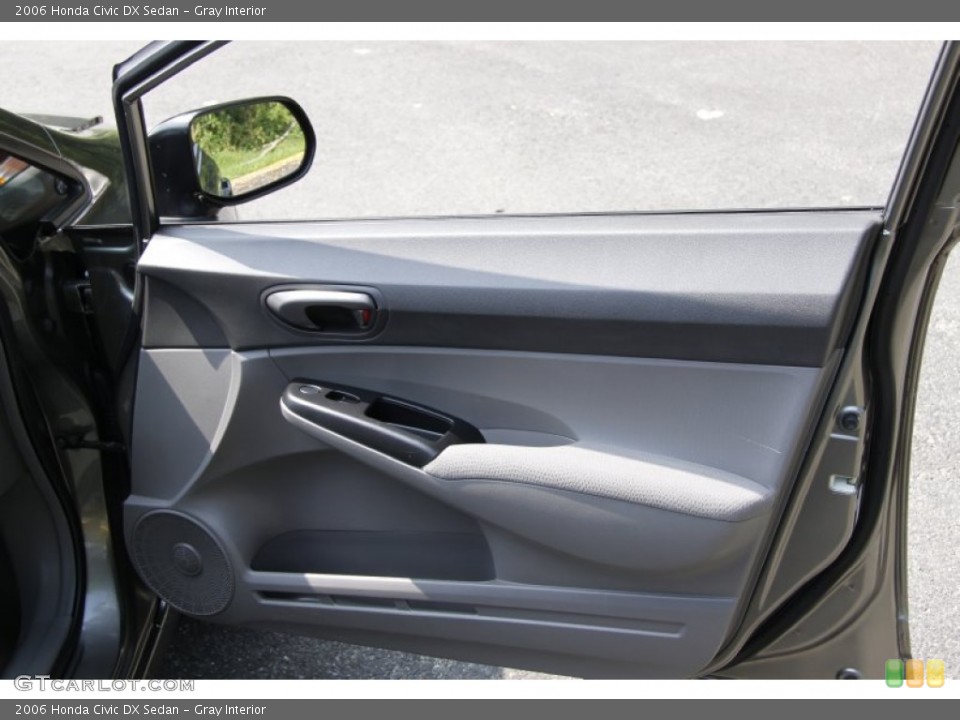 Gray Interior Door Panel for the 2006 Honda Civic DX Sedan #51675747