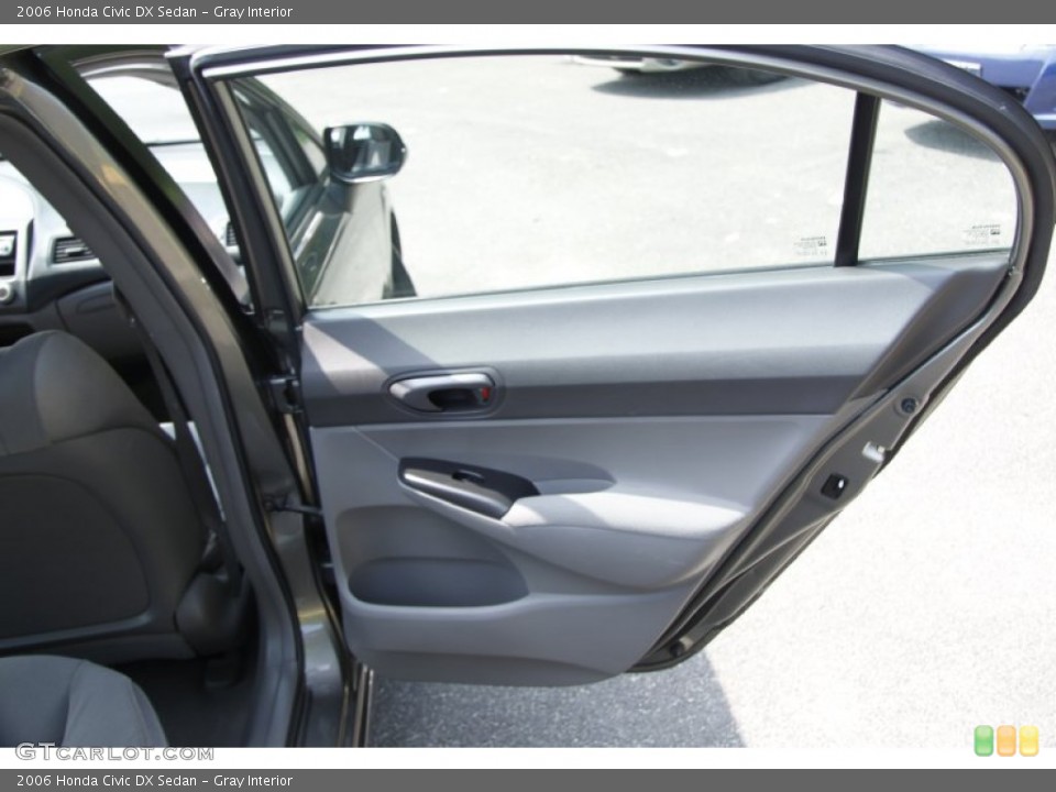 Gray Interior Door Panel for the 2006 Honda Civic DX Sedan #51675762