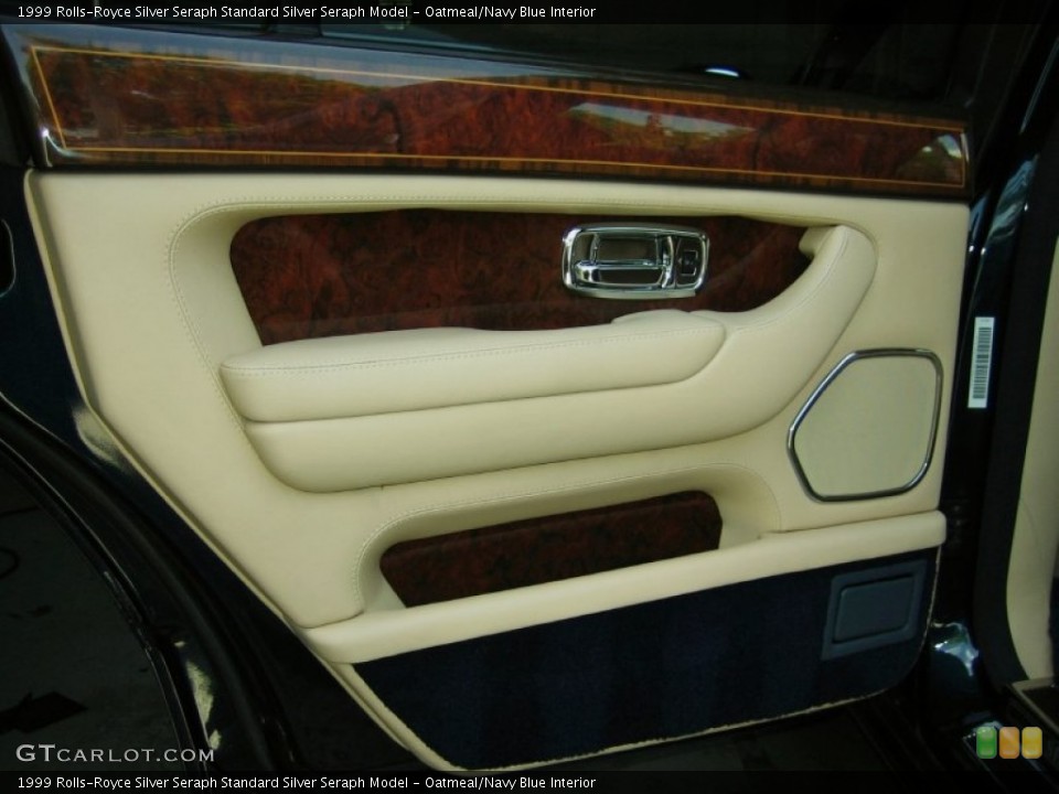Oatmeal/Navy Blue Interior Door Panel for the 1999 Rolls-Royce Silver Seraph  #51675786