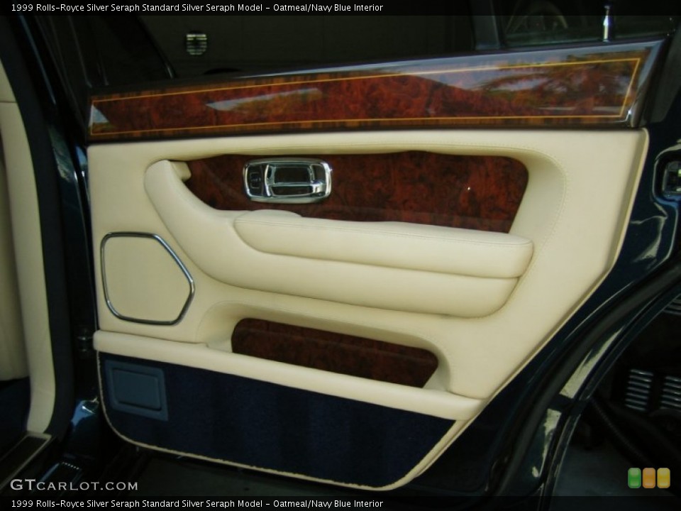 Oatmeal/Navy Blue Interior Door Panel for the 1999 Rolls-Royce Silver Seraph  #51675801