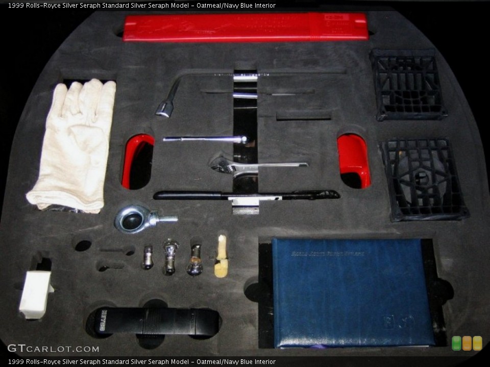 Oatmeal/Navy Blue Interior Trunk for the 1999 Rolls-Royce Silver Seraph  #51675832