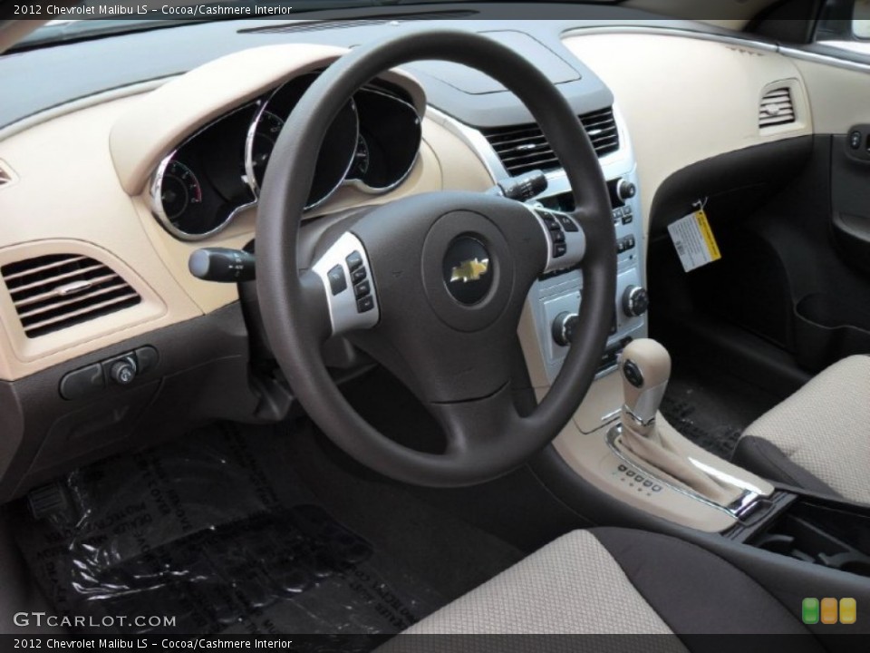 Cocoa/Cashmere Interior Steering Wheel for the 2012 Chevrolet Malibu LS #51676332