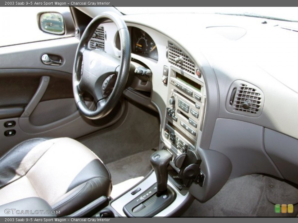 Charcoal Gray Interior Dashboard for the 2003 Saab 9-5 Aero Sport Wagon #51677550