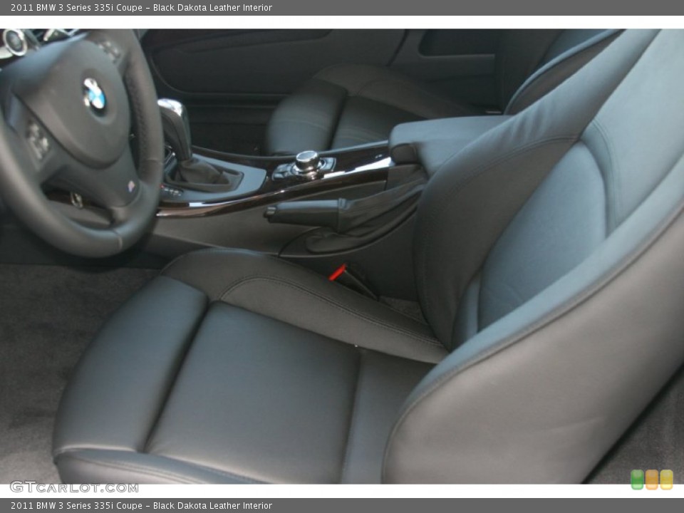 Black Dakota Leather Interior Photo for the 2011 BMW 3 Series 335i Coupe #51677625