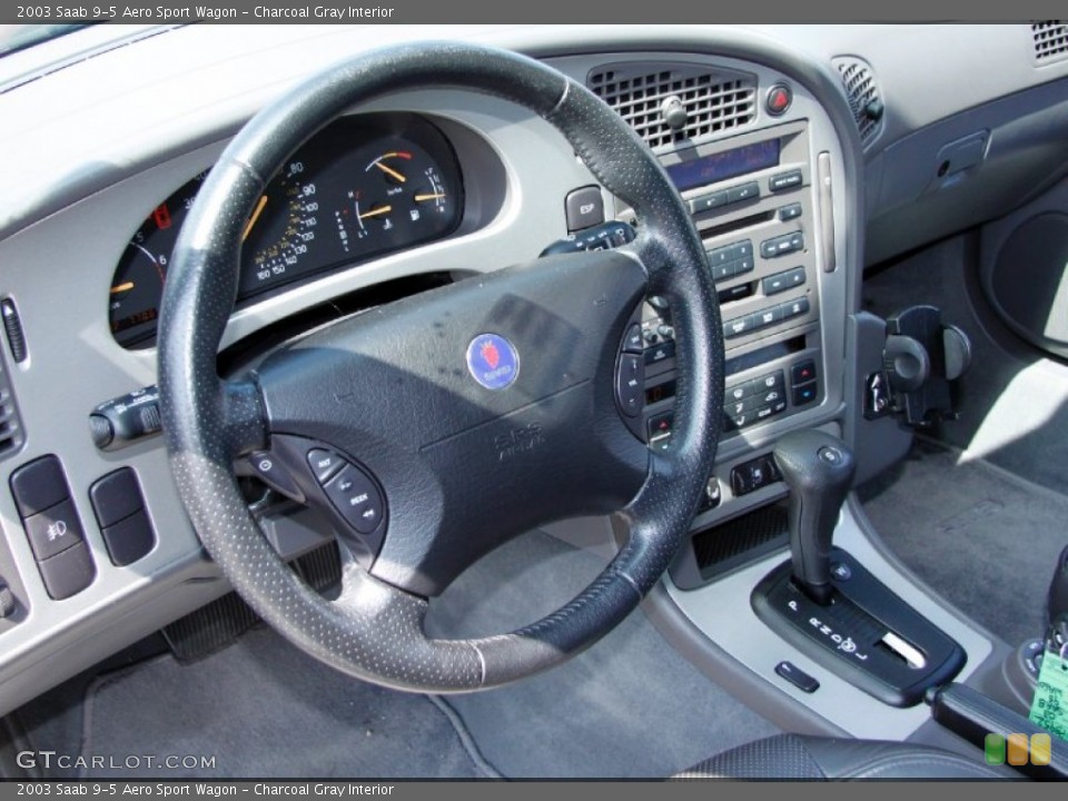 Charcoal Gray Interior Dashboard for the 2003 Saab 9-5 Aero Sport Wagon #51677664