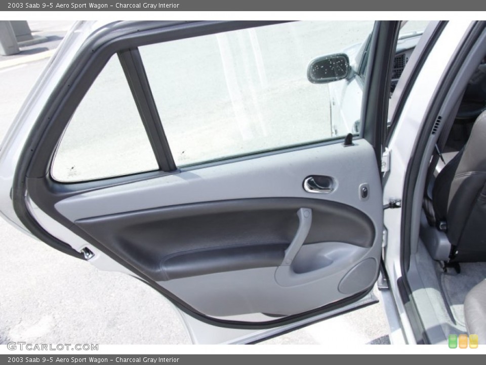 Charcoal Gray Interior Door Panel for the 2003 Saab 9-5 Aero Sport Wagon #51677691