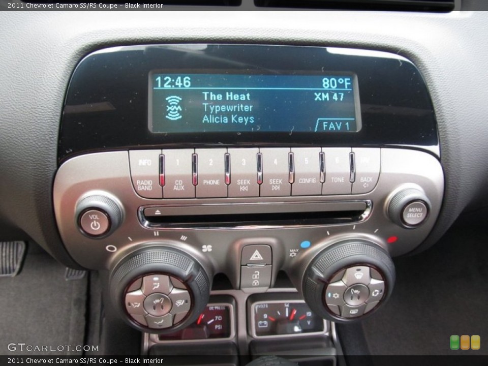 Black Interior Controls for the 2011 Chevrolet Camaro SS/RS Coupe #51678495