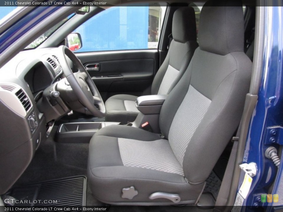 Ebony Interior Photo for the 2011 Chevrolet Colorado LT Crew Cab 4x4 #51678888