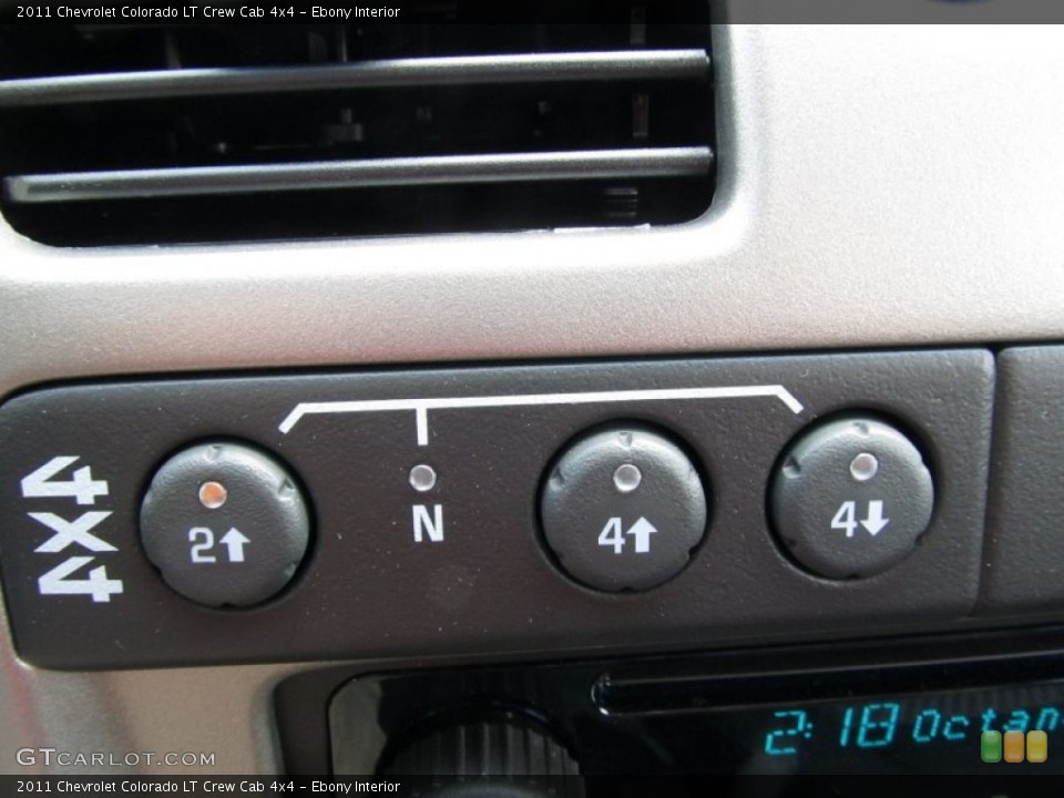 Ebony Interior Controls for the 2011 Chevrolet Colorado LT Crew Cab 4x4 #51678948