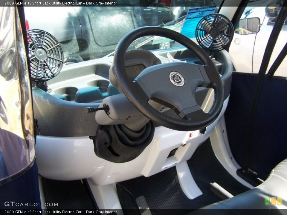Dark Gray Interior Controls for the 2009 GEM e eS Short Back Utility Electric Car #51679584