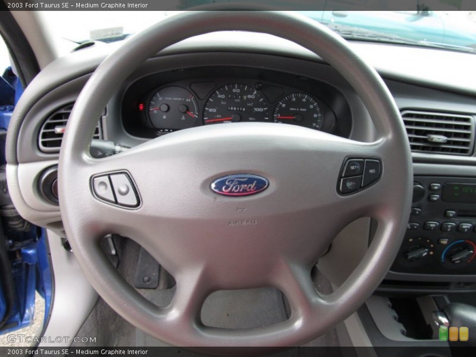 Medium Graphite Interior Steering Wheel for the 2003 Ford Taurus SE #51679800
