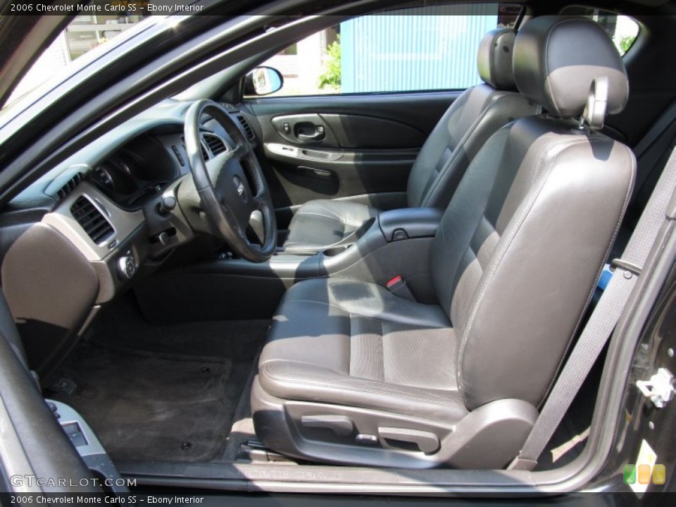 Ebony Interior Photo for the 2006 Chevrolet Monte Carlo SS #51680472