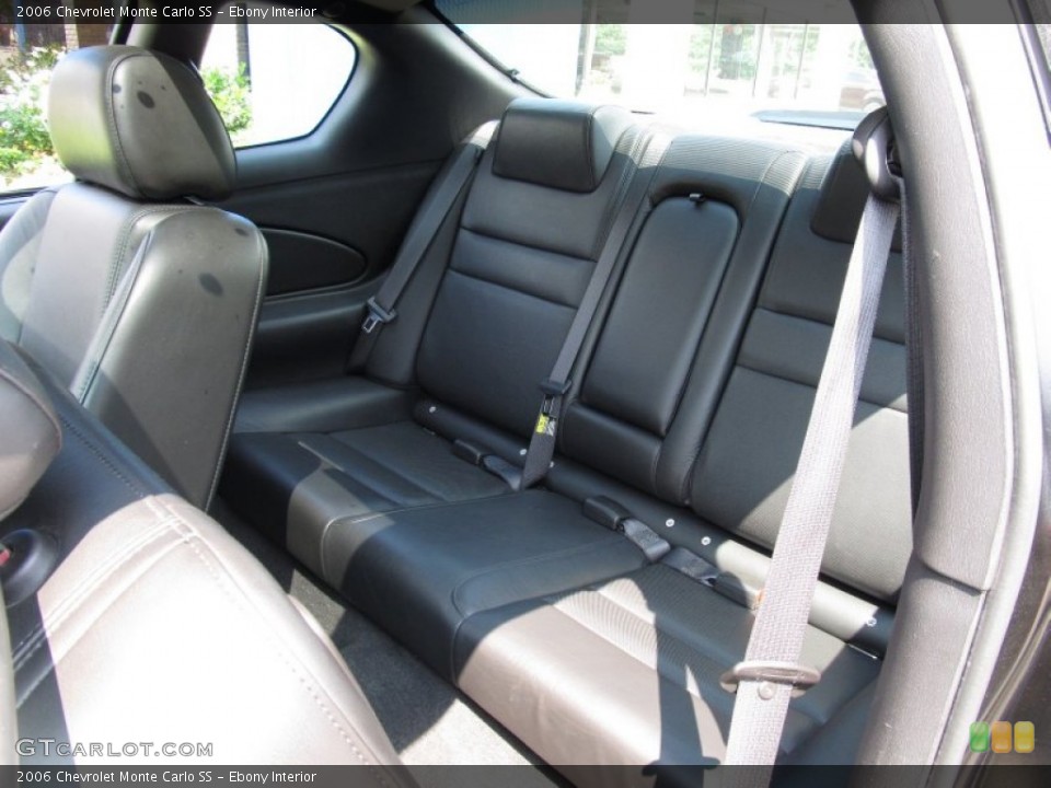 Ebony Interior Photo for the 2006 Chevrolet Monte Carlo SS #51680490