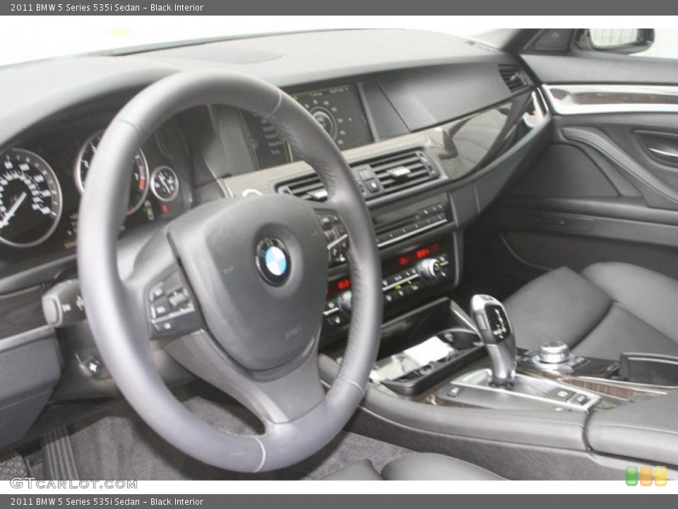 Black Interior Dashboard for the 2011 BMW 5 Series 535i Sedan #51681018