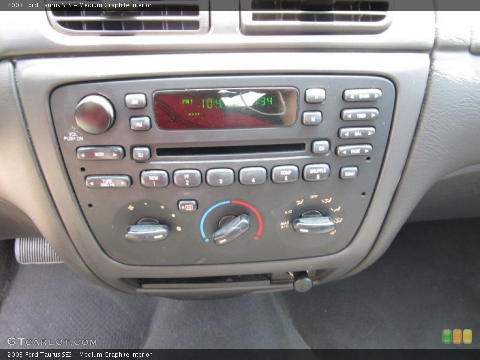 Medium Graphite Interior Controls for the 2003 Ford Taurus SES #51681429