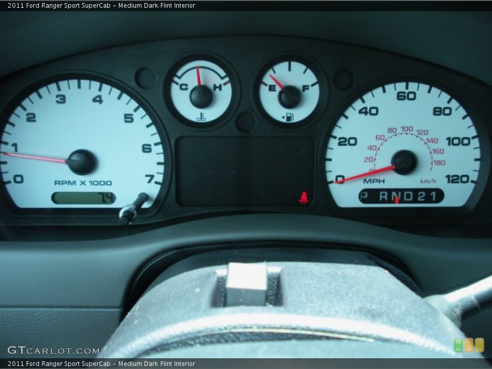 Medium Dark Flint Interior Gauges for the 2011 Ford Ranger Sport SuperCab #51683952