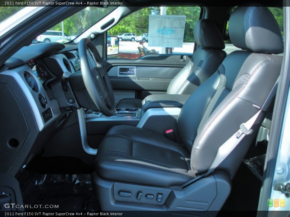 Raptor Black Interior Photo for the 2011 Ford F150 SVT Raptor SuperCrew 4x4 #51684370